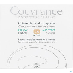 Avene Couvrance Kompakt Creme-Makeup mattierend Naturel 