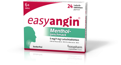 easyangin® Mentholgeschmack 5mg/1mg Lutschtabletten 