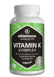 Vitamin K1 + K2 Kapseln Vegan 
