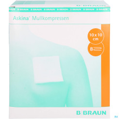 Askina Mullkompresse 8fach Steril 10x10 25x2 