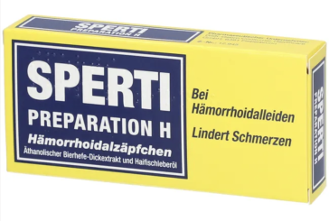 SPERTI PREPARATION H SUPP 