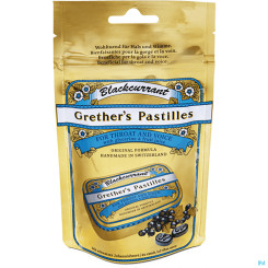 Grether's Pastilles Blackcurrant Zuckerhaltig 100g 