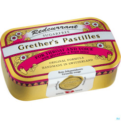 Grether's Pastilles Redcurrant Zuckerfrei 110g 