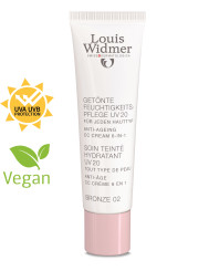 Widmer getönte Feuchtigkeitspflege UV 20 Bronze 02 ohne Parfum 