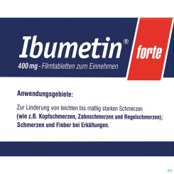 Ibumetin Filmtabletten Forte 400mg 20 Stück 