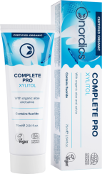 Nordics Bio Zahnpasta Complete Protection mit Xylit 75 ml 