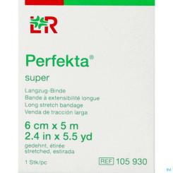 Elastische Binde Perfekta super, 5 m x 6 cm, extra polsternd 