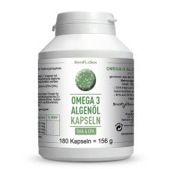 Omega-3 Algenöl DHA+EPA 180 Kapseln 