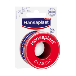 HANSAPLAST Classic Fixierpflaster 5 m x 1,25 cm 