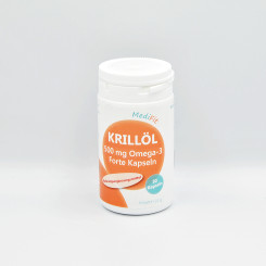 Krillöl 500 mg Omega-3 Forte Kapseln 
