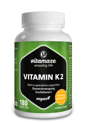 Vitamin K2 Tabletten 200mcg Vegan 