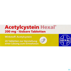 ACETYLCYS HEX LSB TBL 200MG 20ST 