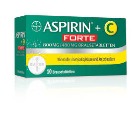Aspirin®+C forte - Brausetabletten 10 Stück 