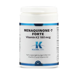 Menaquinone-7 Forte Vitamin K2 Klean Labs Kapseln 