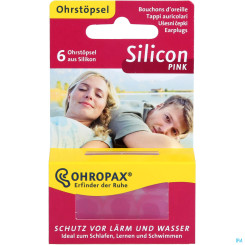 OHROPAX SIL.LAERM/WIND PINK 6ST 