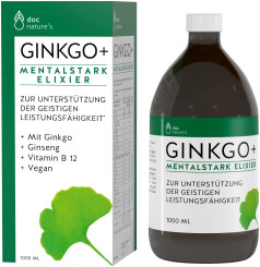 doc nature’s Ginkgo + Mentalstark Elixier 