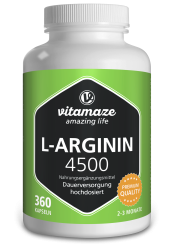 Vitamaze L-Arginin 750mg hochdosiert 
