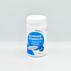 Schwarzkümmelöl 500mg + Vitamin E, Kapseln 