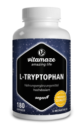 Vitamaze L-Tryptophan 500mg hochdosiert vegan 