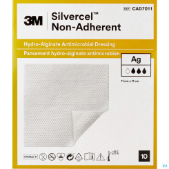 SILVERCEL NON-ADHER. 11X11CM 10ST 