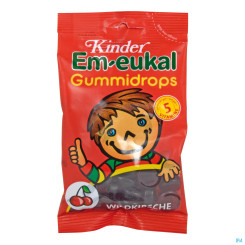 Em-eukal Gummidrops für Kinder Wildkirsche zuckerfrei 75g 