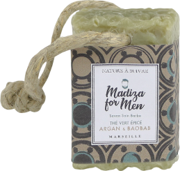 Madiza Bio Barber Soap Men Rasierseife Grüner Tee 