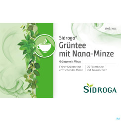 Sidroga Wellness Grüntee mit Nana-Minze 