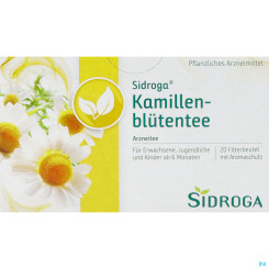 SIDROGA TEE KAMILLENBLUETEN 20ST 