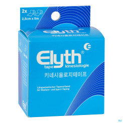 ELYTH Tapeverband 5 cm x 5 m, blau 