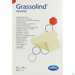 GRASSOLIND Salbenkompresse 7,5 x 10 cm 