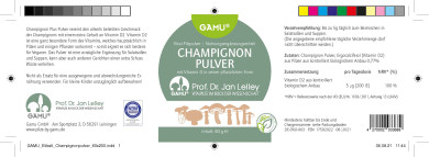 Gamu Champignion Pulver 