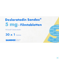 DESLORATADIN SAN FTBL 5MG 30ST 