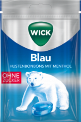 WICK BLAU Ohne Zucker 72g 