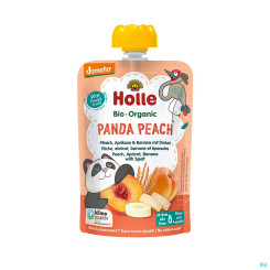 Holle Demeter Bio Fruchtpüree Panda Peach 