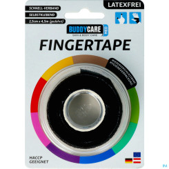 Buddycare Medizinisches Finger-Tape schwarz 