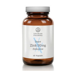 Zink 50mg Zinkacetat Depot Kapseln 