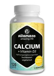 Vitamaze Calcium 300mg +Vit.D3 200IE vegetarisch 