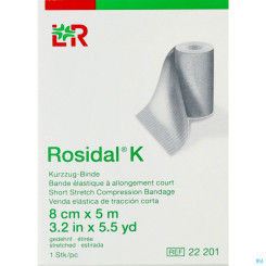 Elastische Binde Rosidal kräftig, 5 m x 8 cm 