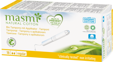 Masmi Organic Care - Bio Tampons Classic mit Applikator 