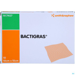 Bactigras Gaze 10 x 10 cm 