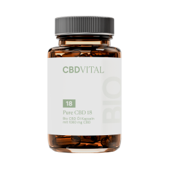 CBD VITAL Bio Pure CBD 18 Kapseln 