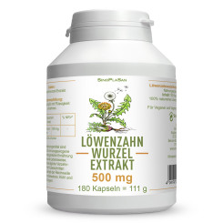 Löwenzahnwurzel-Extrakt 500 mg 180 Kapseln 