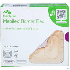 MEPILEX BORD FLEX 10X10CM 10ST 
