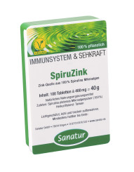 Sanatur SpiruZink hefefrei Hau Tabletten 
