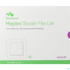 MEPILEX BORD FLEX LI 15X15 5ST 