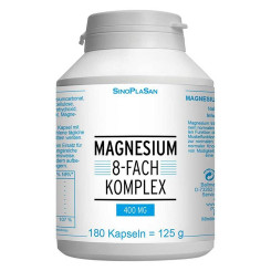 Magnesium 8-fach Komplex 400 mg 180 Kapseln 