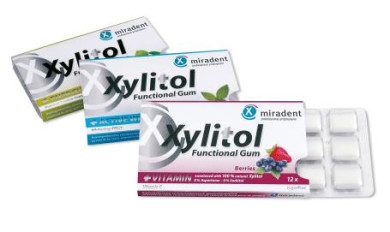 Miradent Xylitol Functional Gum 12 Stk. 
