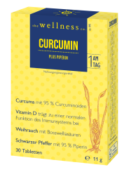 CURCUMIN + PIPERIN + WEIHRAUCH + VIT D Tabletten 30 Stück 