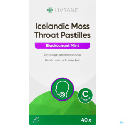 LIVSANE ISLAENDISCH MOOS PASTILLEN 40 STÜCK 