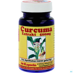Curcuma Kapseln 500mg Extrakt 60STk 